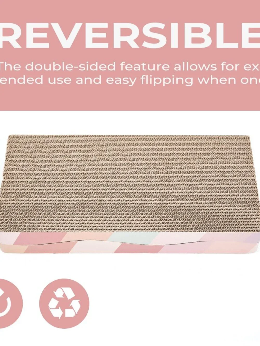SIDAZON Cat Scratching Board cat Scratcher Cat Scratch Pad Cardboard cat scratch